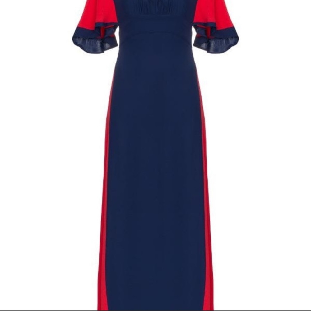 STAUD Maxi Colorblock Dress - Picture 2 of 3